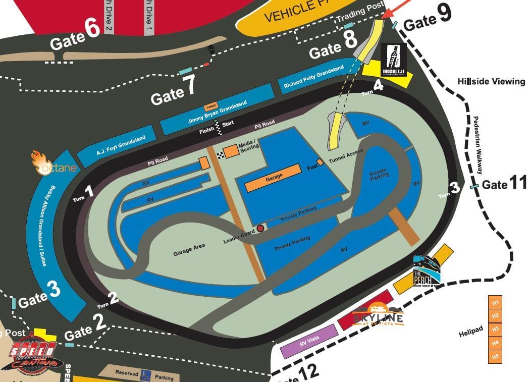 ಫೀನಿಕ್ಸ್ raceway ನಕ್ಷೆ