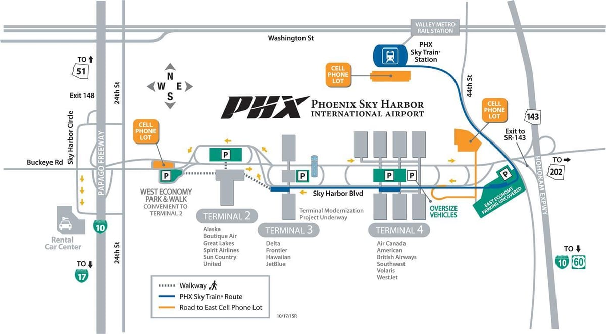 ನಕ್ಷೆ ಸ್ಕೈ ಹಾರ್ಬರ್ ವಿಮಾನ